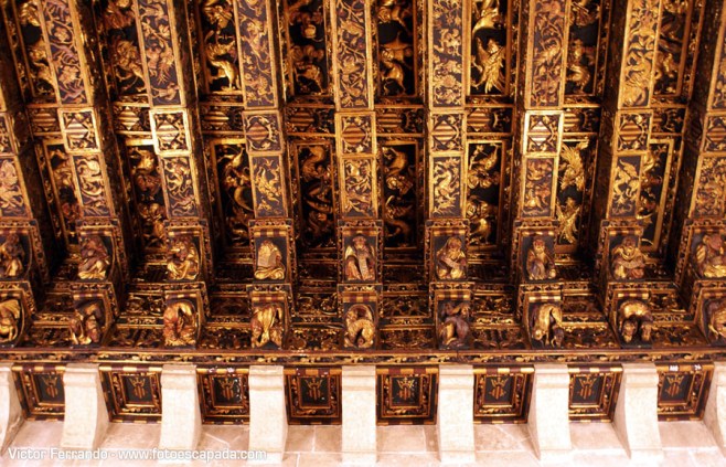 Detail of the ceiling